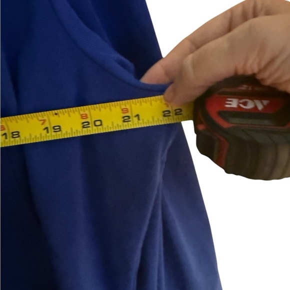 Gloria Vanderbilt Blue Denim Style Button Front Jacket Size L - Picture 9 of 10